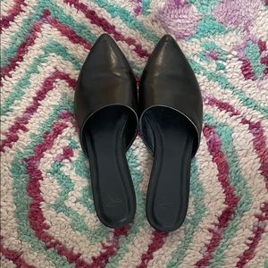Joie black mules